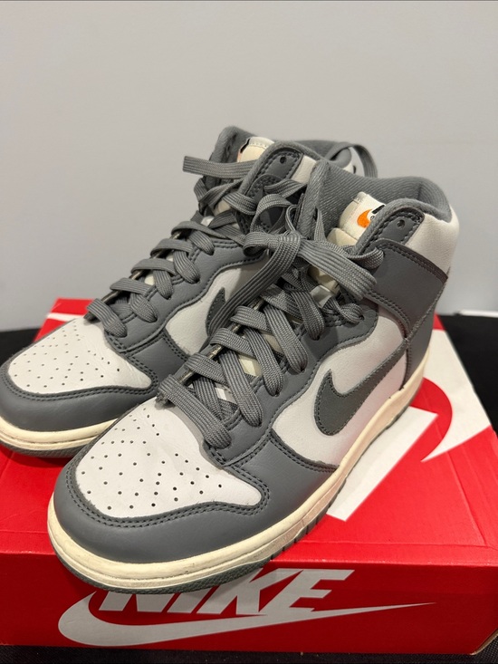 Nike Other - Nike Dunks Kids' High-Top Sneakers in Gray and White